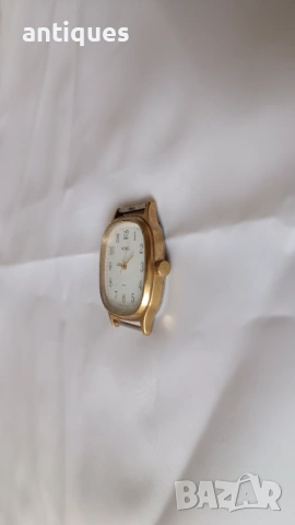 Ръчен часовник - Чайка - Сделано в СССР - позлатен - рядък, снимка 5 - Антикварни и старинни предмети - 53176498
