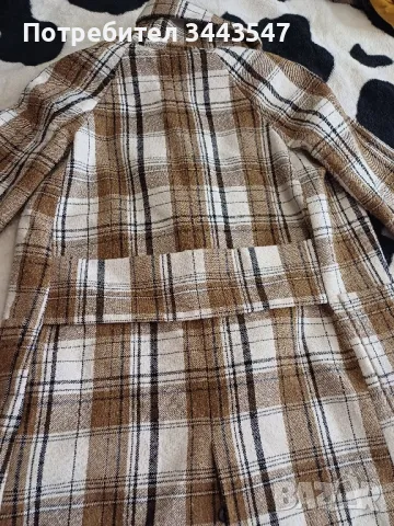 Дълго палто марка MANGO, снимка 3 - Палта, манта - 47827543