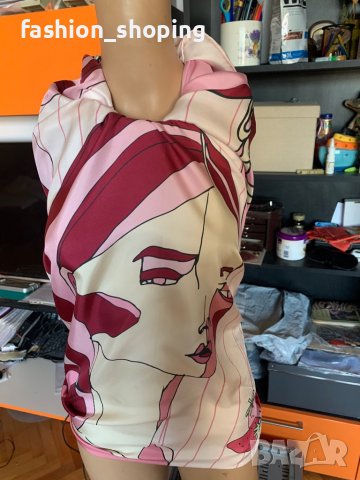 Голям копринен шал ( десен женски лица), снимка 12 - Шалове - 40223699