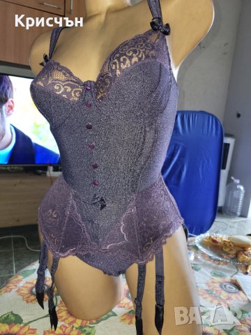 Боди Бикина с жартиери  8 броя . AUBADE  75B /м  производство Франция , снимка 7 - Корсети, бюстиета, топове - 37551889