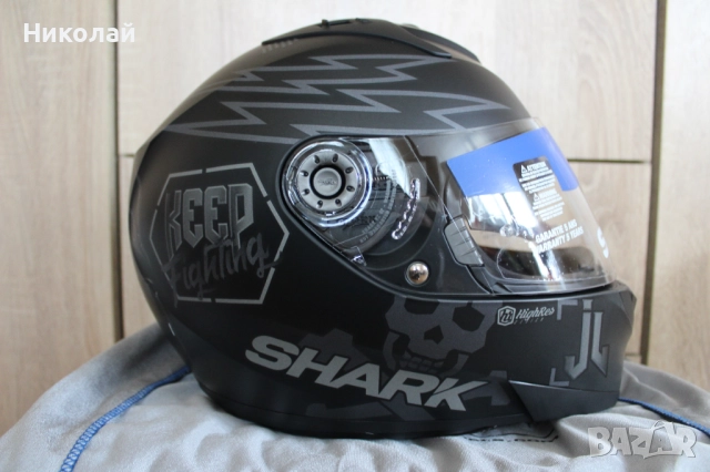 Каска Shark Ridill 1.2 Catalan Bad Boy Mat , снимка 5 - Аксесоари и консумативи - 52330464