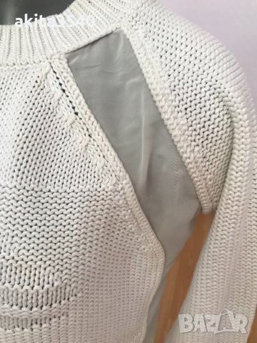 Бял пуловер, снимка 5 - Блузи с дълъг ръкав и пуловери - 34154835