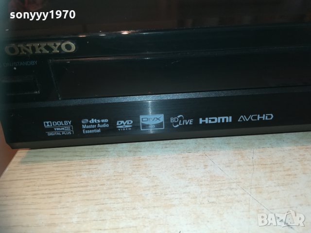 onkyo dv-bd507 blu-ray dvd/lan/hdmi/sd card 0903211117, снимка 3 - Плейъри, домашно кино, прожектори - 32091970