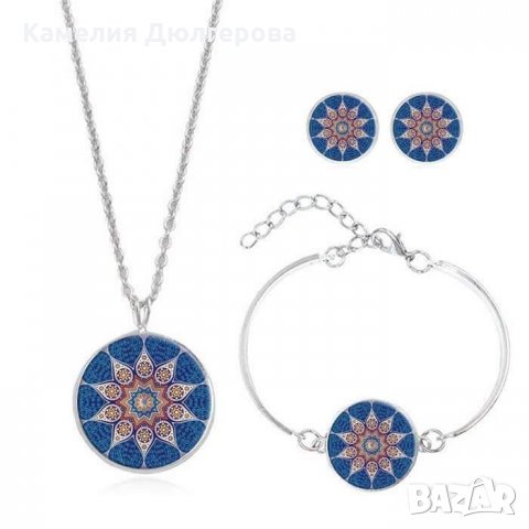 Комплект гривна, обеци и колие 3€, снимка 3 - Колиета, медальони, синджири - 29917309
