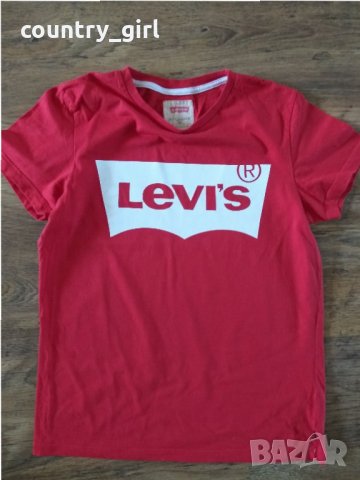 Levi's The Perfect Logo T-Shirt - страхотна дамска тениска , снимка 4 - Тениски - 29658182