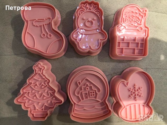  Коледни разглобяеми релефни резци 