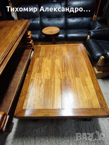 Холна маса от дъбов масив , снимка 3 - Маси - 42619510