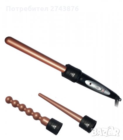 ПРОФЕСИОНАЛНА МАША ЗА КОСА ELEKOM EK-858, 3 СТИЛА НА КЪДРЕНЕ  , снимка 1