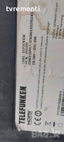 TCON BOARD 14Y_GA_EF11TMTAC2LV0.2, for 32 inc DISPLAY TELEFUNKEN D32F287N3CW , снимка 5 - Части и Платки - 42282352