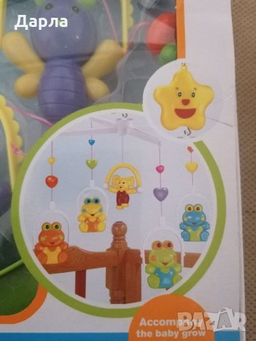 Музикална въртележка за легло , снимка 3 - Музикални играчки - 35505631