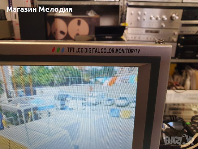 8" телевизор Super TFT LCD Digital Color Monitor/TV с декодер и антена. Работи на 12 и 220 волта. Де, снимка 4 - Телевизори - 42431464