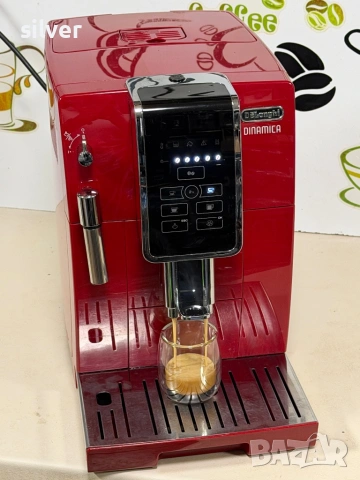 Кафемашина кафе автомат delonghi dinamica с гаранция, снимка 2 - Кафемашини - 54154168