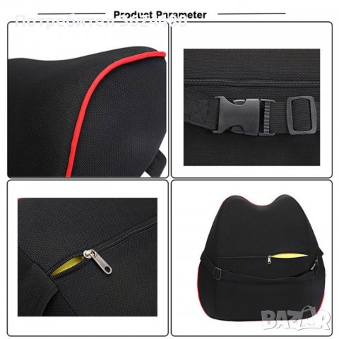 Универсална текстилна възглавница за кола за врат или кръст, снимка 8 - Аксесоари и консумативи - 39685135