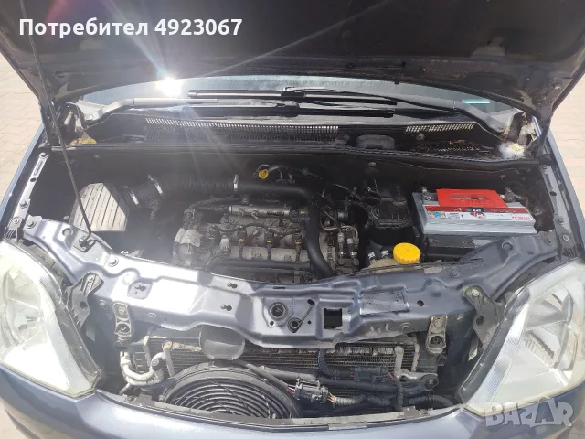 Ван Opel Meriva фейст лифт 2007г 1.3CDTI 75кс Дизел Верига, снимка 11 - Автомобили и джипове - 55966354