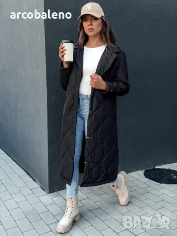 Дамско дълго ватирано палто TRENDIFY, 4цвята , снимка 15 - Якета - 48556422