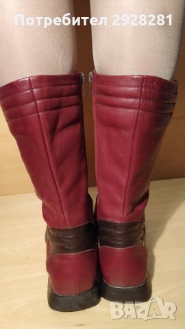 NOW италиански ботуши от естествена кожа, снимка 9 - Дамски ботуши - 31273949
