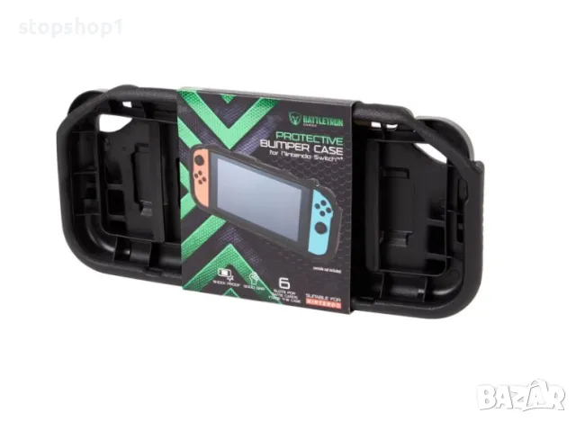 Калъф за Nintendo Switch/OLED, защитен, EVA пяна, 6 слота за карти, Battletron