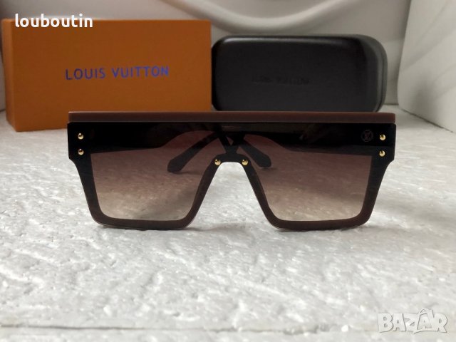 Louis Vuitton 2023 висок клас дамски слънчеви очила маска мъжки унисекс, снимка 2 - Слънчеви и диоптрични очила - 38999265