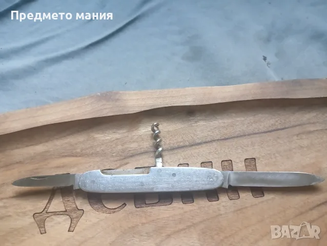 Ретро българско джобно ножче – Петко Денев / Колекционерско ножче, снимка 5 - Ножове - 56118944