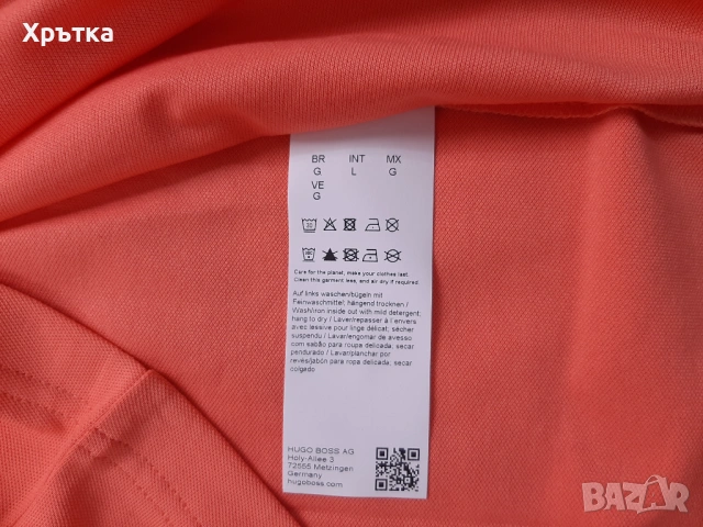 Hugo Boss Paule - Оригинална мъжка тениска с яка р-р L, снимка 8 - Тениски - 54151954