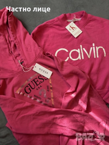 Блуза с дълъг ръкав и качулка Guess, с етикет, снимка 6 - Блузи с дълъг ръкав и пуловери - 55967983