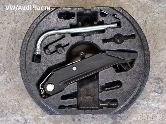 Комплект за резервна гума Голф 5 Ауди А3 VW Golf 5 Audi A3 8P Passat Touran 1K0012115F 