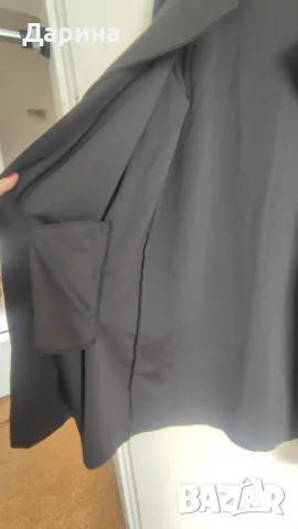 Черно сако ZARA тип Блейзър, снимка 3 - Сака - 50181961