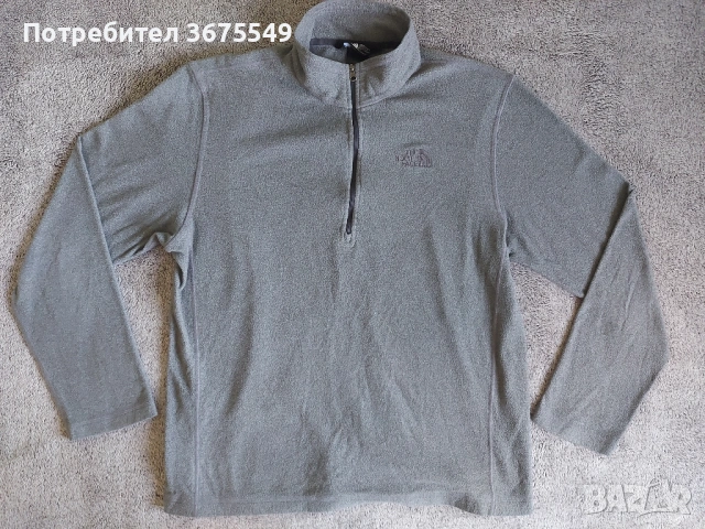 Мъжко тънък полар The North Face 1/4 zip fleece - размер M