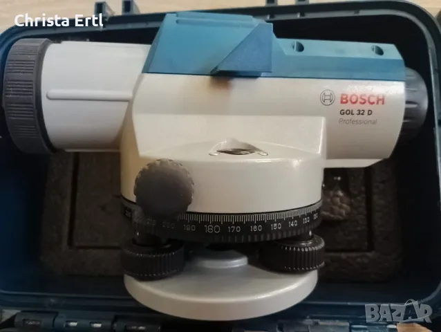 Bosch GOL 32 D Professional – Професионален оптичен нивелир със статив и лата (Като нов, снимка 4 - Измервателни инструменти - 56041755