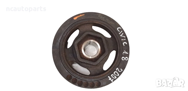 Демпферна шайба за Honda Хонда Сивик 1.8 бензин 140 коня R18A2 RNA70109A 2007, снимка 5 - Части - 52814057