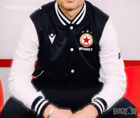 Мъжко колежанско горнище ЦСКА 25/26 CSKA – черно M