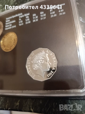 Австралийски монети 2011 proof set, снимка 11 - Нумизматика и бонистика - 51032590