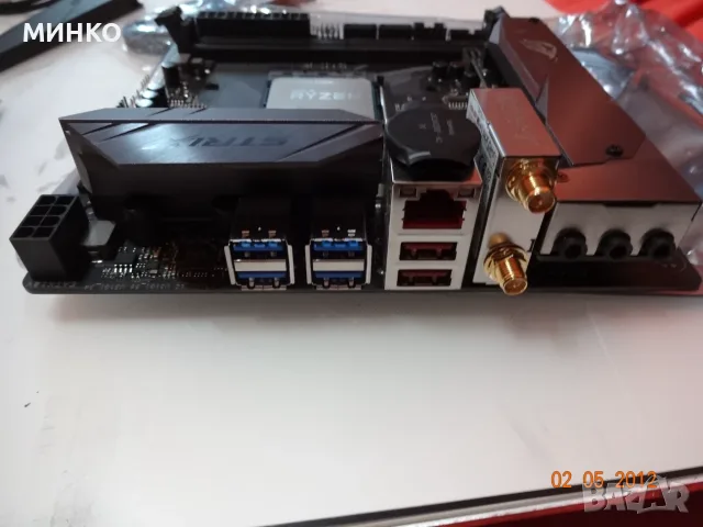 Asus ROG Strix X370-I Gaming+ 1600x  за ентусиасти, снимка 5 - Дънни платки - 56200455