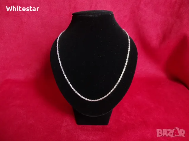 Посребрени бижута, снимка 12 - Колиета, медальони, синджири - 48857607