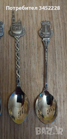 лъжички за колекционери 4 броя отлични , снимка 3 - Антикварни и старинни предмети - 52346450