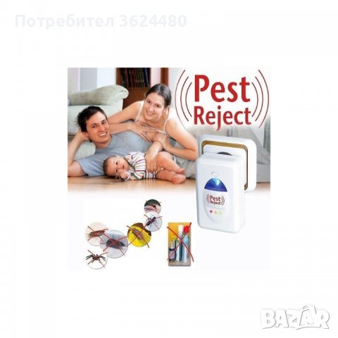 Ултразвуков унищожител за насекоми и гризачи от ново поколение Pest reject, снимка 2 - Други стоки за дома - 39909442