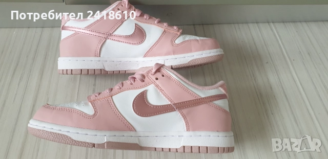 Nike  Dunk Low Pink Velvet   Size 38 /24 см. UK 5  US 5.5  НОВО! ОРИГИНАЛ! Дамски Кецове., снимка 8 - Кецове - 52575408