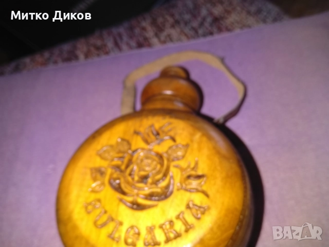 Бъклица отлично състояние от соца на Орешак България грозде Н-175мм и 110х70мм, снимка 4 - Антикварни и старинни предмети - 51515331