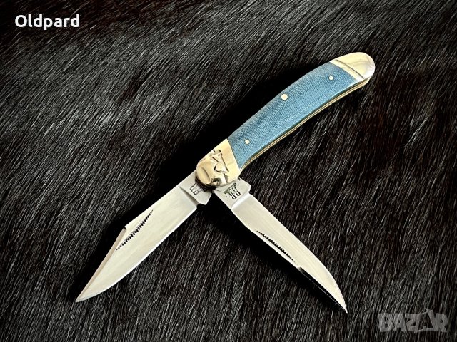 Сгъваем джобен нож RR Denim Copperhead. RR2188, снимка 2 - Ножове - 42924248