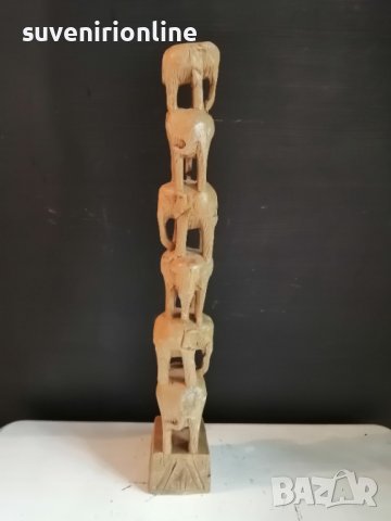 сувенир дървени слончета