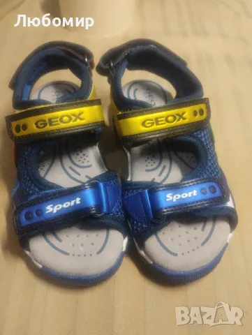 Geox Sandal JS Android Boy/Унисекс Royal/Жълто

, снимка 3 - Детски сандали и чехли - 47315816