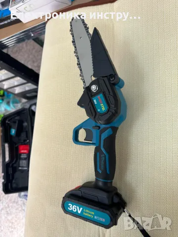 Акумулаторен Трион за Клони WERSTIL 36V 8Ah верижна резачка, снимка 4 - Други инструменти - 47570504