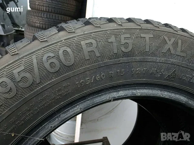 4бр зимни гуми 195/60/15 GISLAVED L06586 , снимка 6 - Гуми и джанти - 55845885