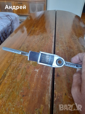 Стара алуминиева преса за чесън #25, снимка 5 - Други ценни предмети - 52123546