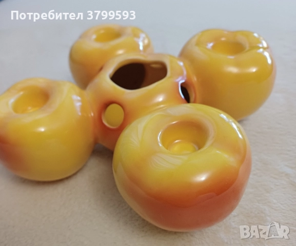 Порцеланов свещник за 5 свещи Goebel ГДР 