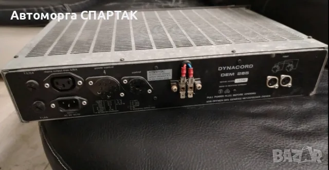 Усилвател Dynacord DEM 285, 100 вата, 100V технология моно

, снимка 2 - Ресийвъри, усилватели, смесителни пултове - 47582648