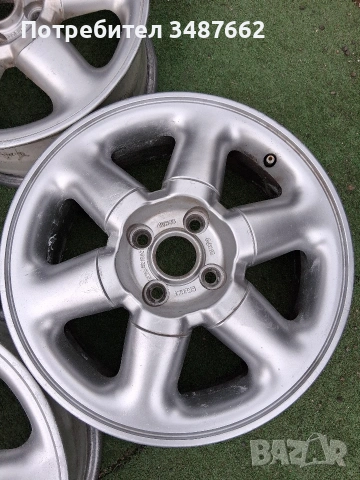 15цола заVw 4×100 6J ×15 ет43 ц.57.1мм , снимка 4 - Гуми и джанти - 54257121