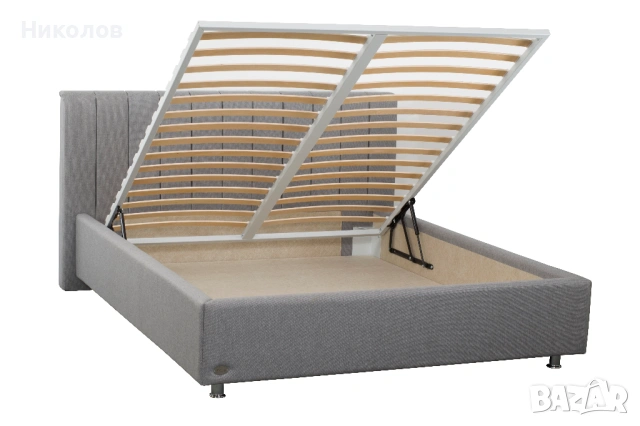 НОВО Тапицирано легло с подматрачна рамка и ракла, 5 години гаранция, снимка 7 - Спални и легла - 54219121