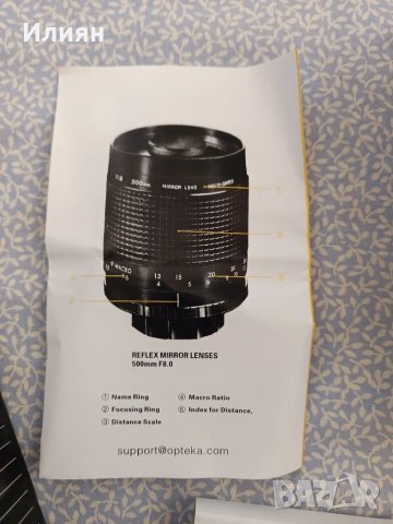 Телеобектив , снимка 7 - Обективи и филтри - 50709296