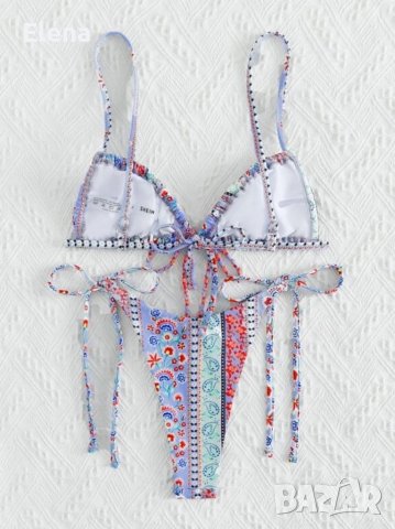 Бански костюм от 2 части синьо, снимка 2 - Бански костюми - 36753005